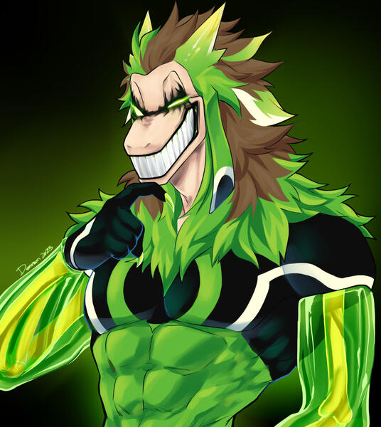 Simple shading half-body